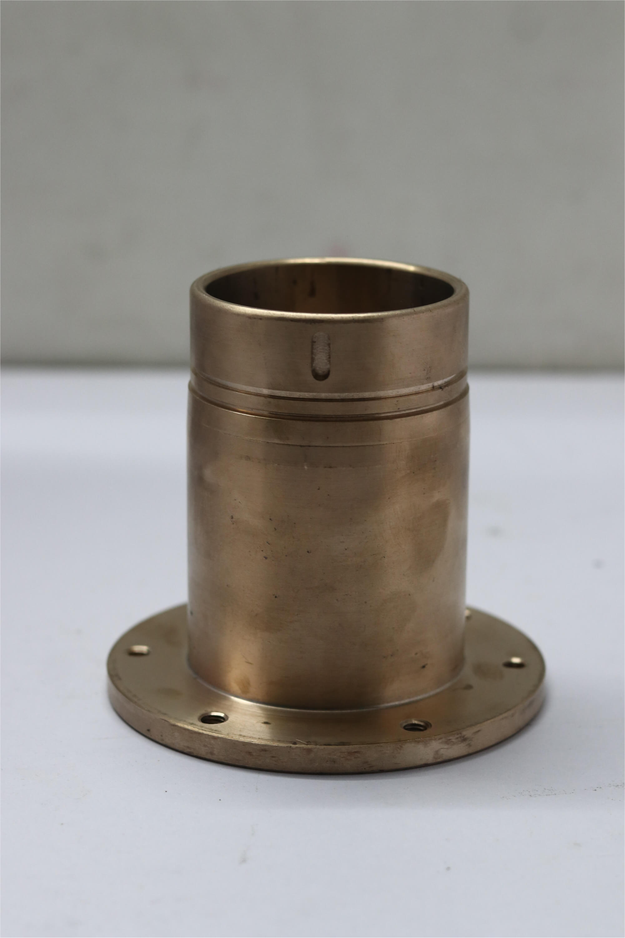 Machined bronze flanged bushing
